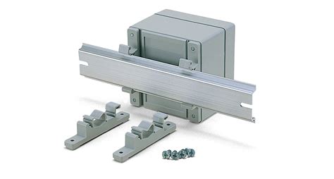 din rail mount enclosure bracket|2 module din rail enclosure.